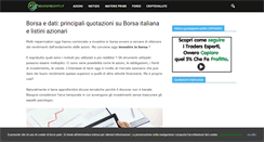 Desktop Screenshot of borsaedati.it